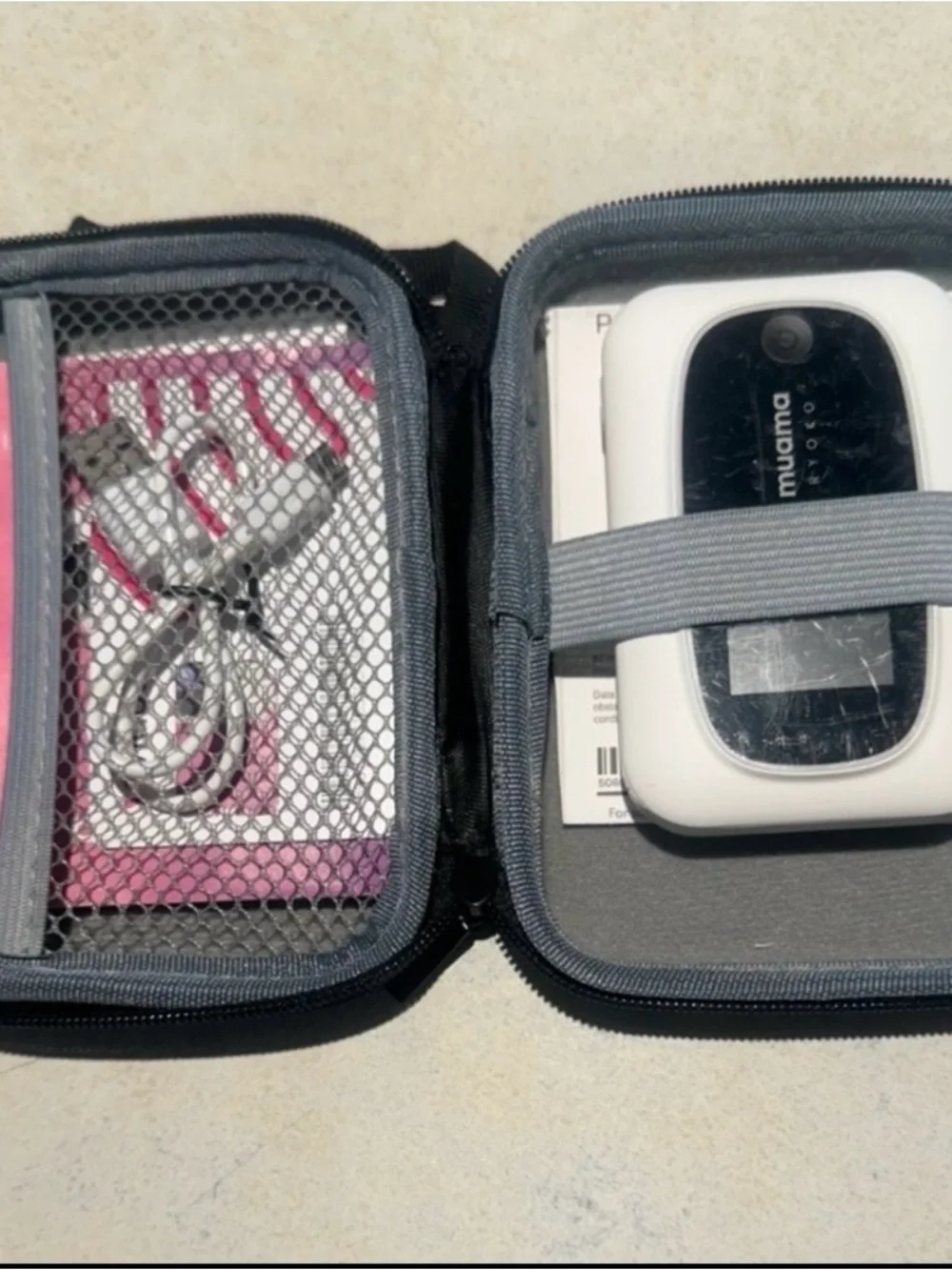 Muama Ryoko 4G LTE Portable Travel Wi-Fi Hotspot + Case, Charging Cord & SIM